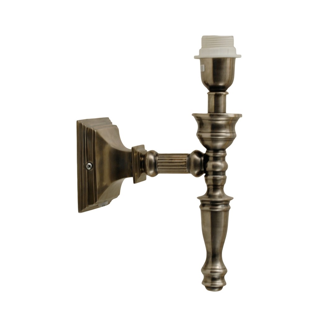 Waldorf Vägglampa Antik silver