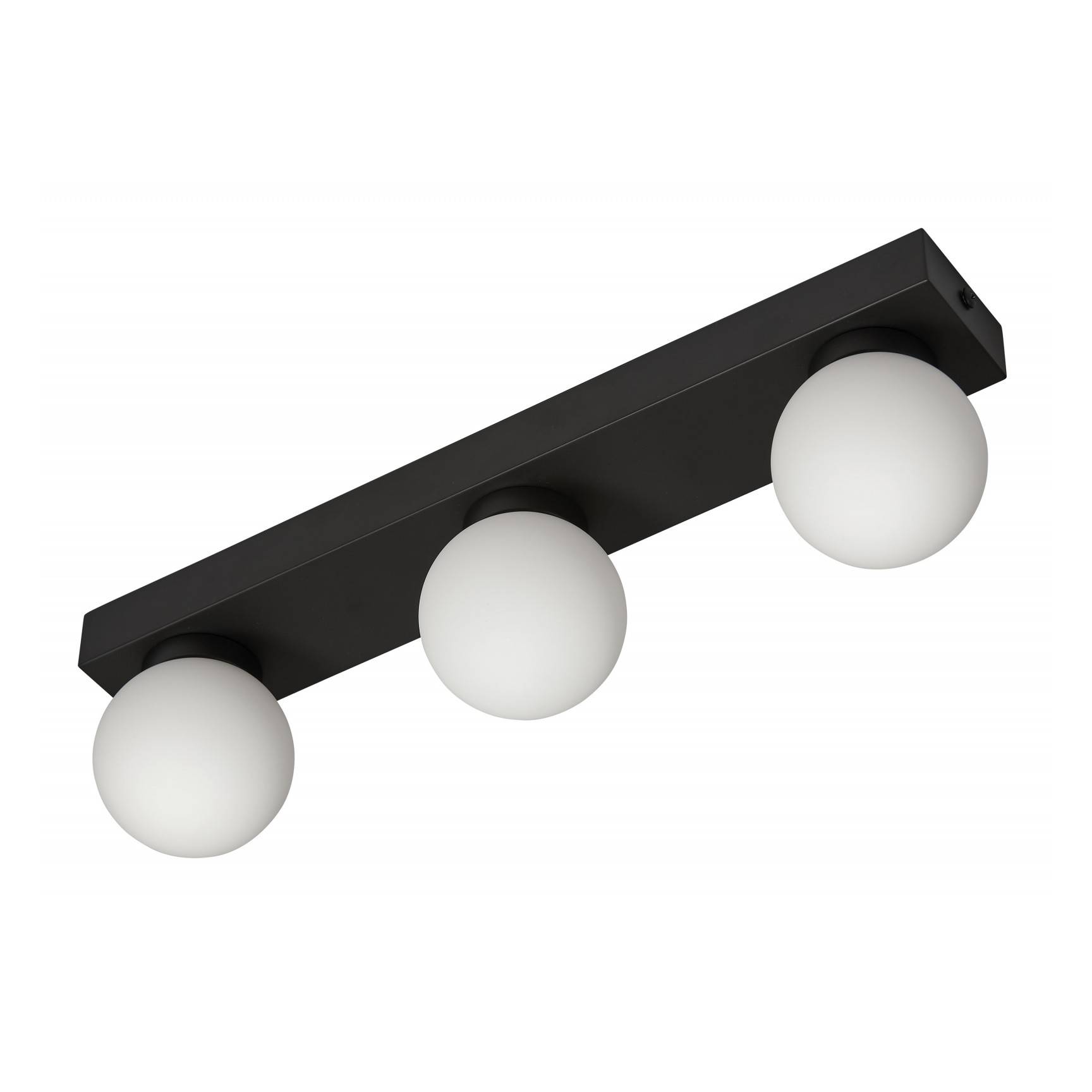 SANDHAMN IP44 SVART/VIT GLAS