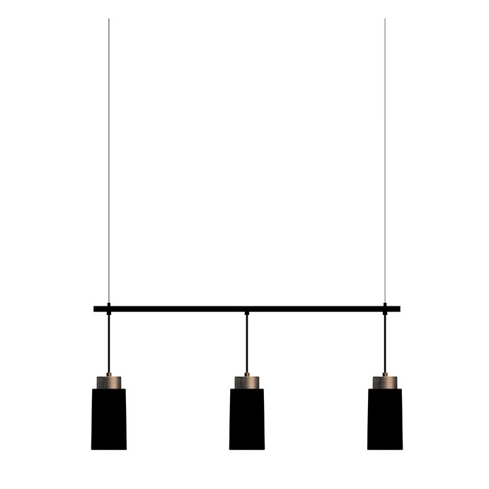 EDGE TRIO PENDEL SVART
