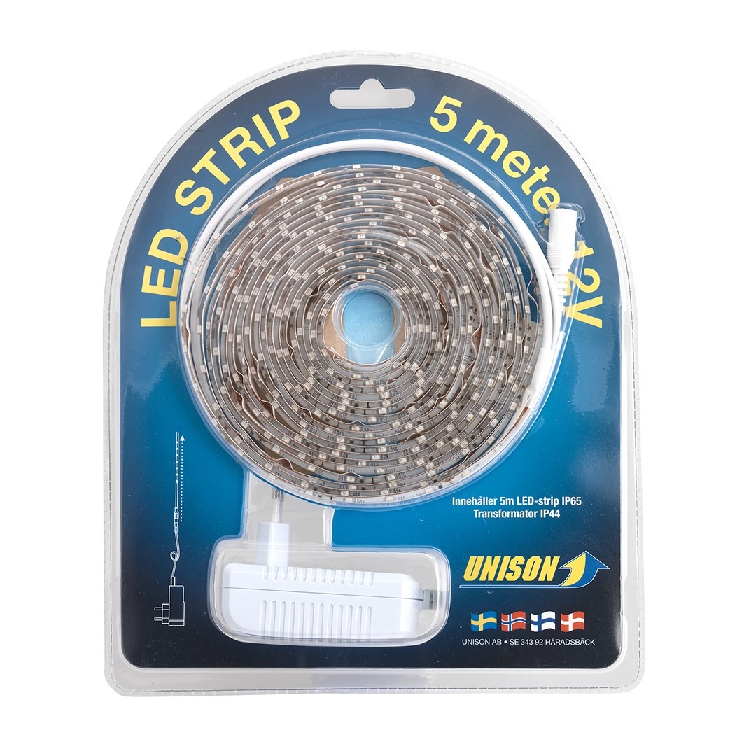 LED-Strip 5m 12V 4,8W/m 330Lm/m 3000K IP65