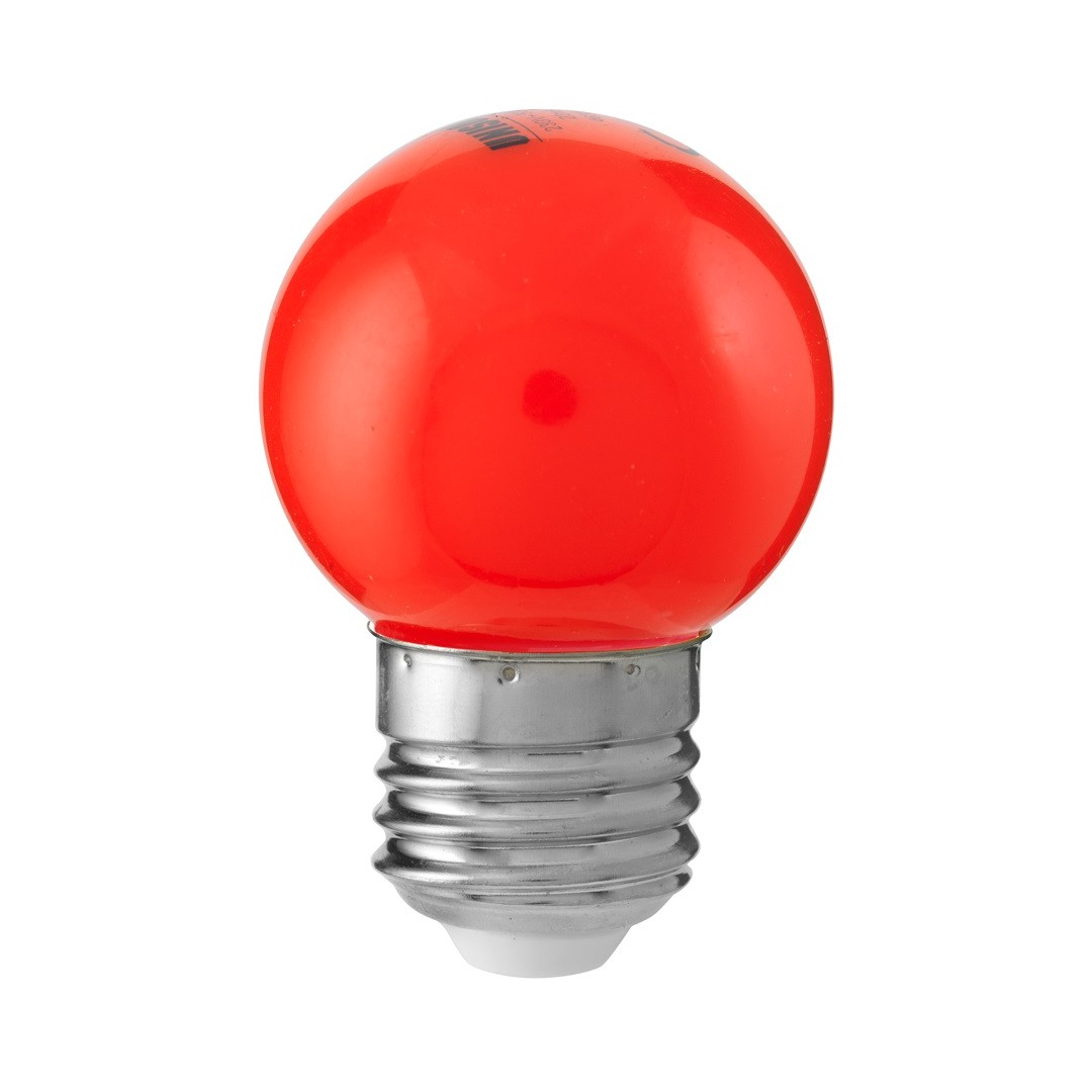 LED Klot Röd E27 0,8W 30Lm