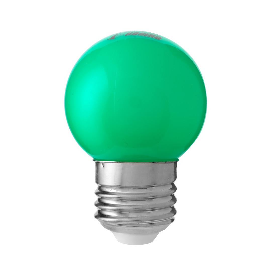 LED Klot Grön E27 0,8W 30Lm