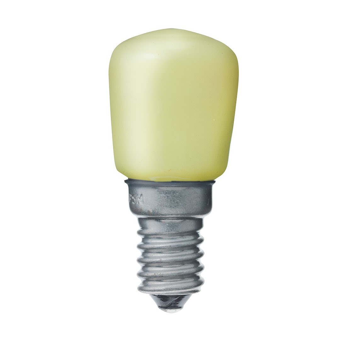 Päronlampa Gul E14 15W