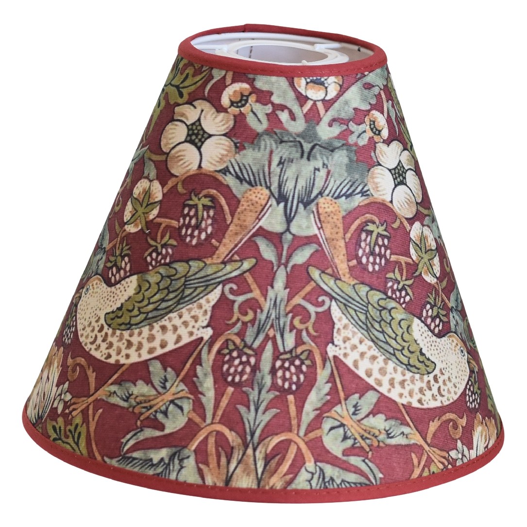 Nutcracker Lampskärm Vinröd