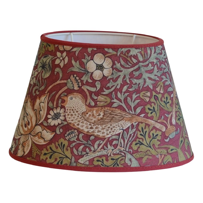 Nutcracker Lampskärm Vinröd