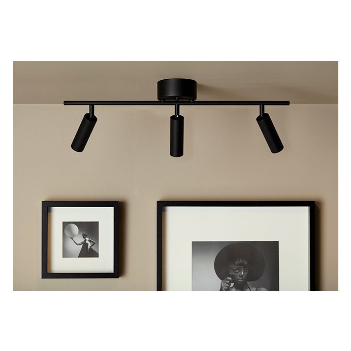 CATO SLIM PLAFOND MATTSVART MR11