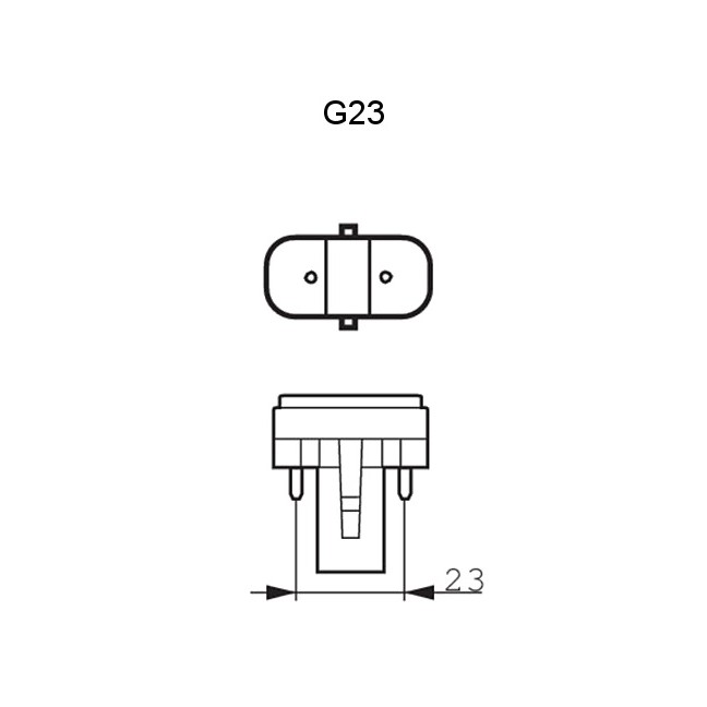 Komp.lys PLS 2-pin G23 830 11W