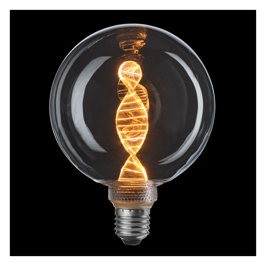 DNA Klar Glob 125 Dimbar 3-steg E27 3,6W 1800K Minne