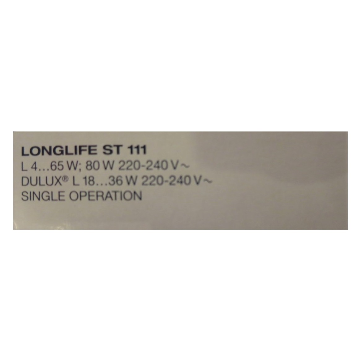 OSRAM LONGLIFE ST 111