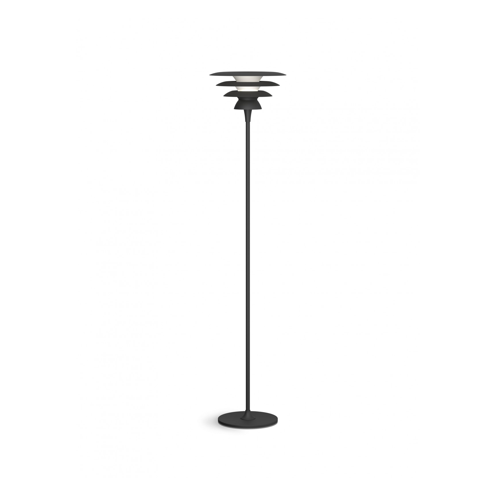 DAVINCI GOLVLAMPA D300 MATTSVART