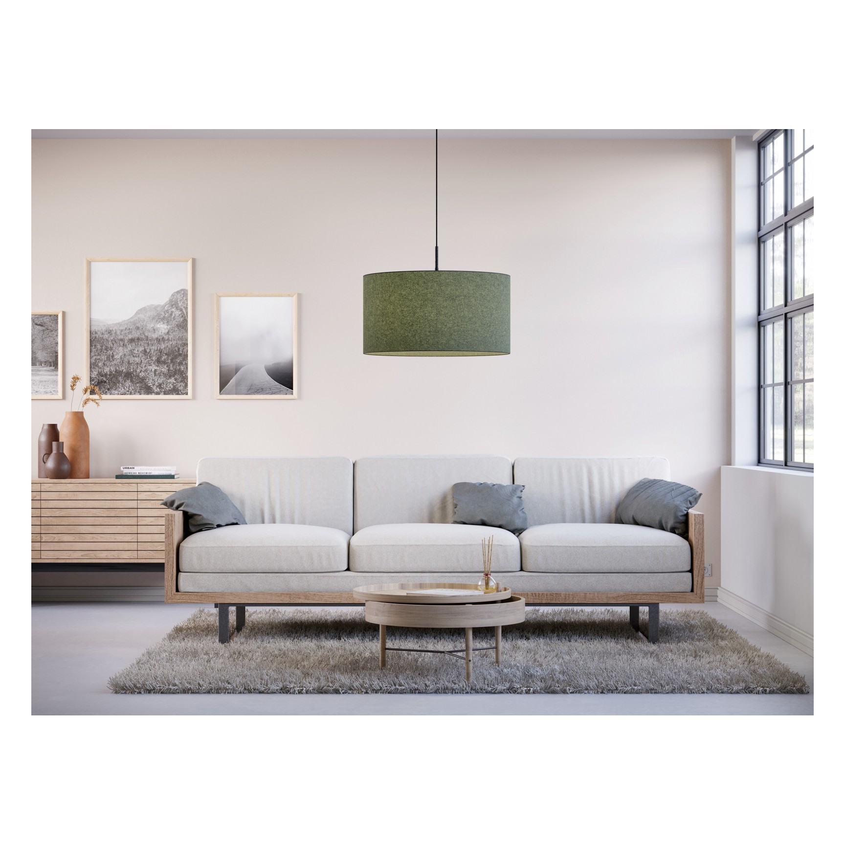 SOFT PENDEL D570 GRÖN ULL