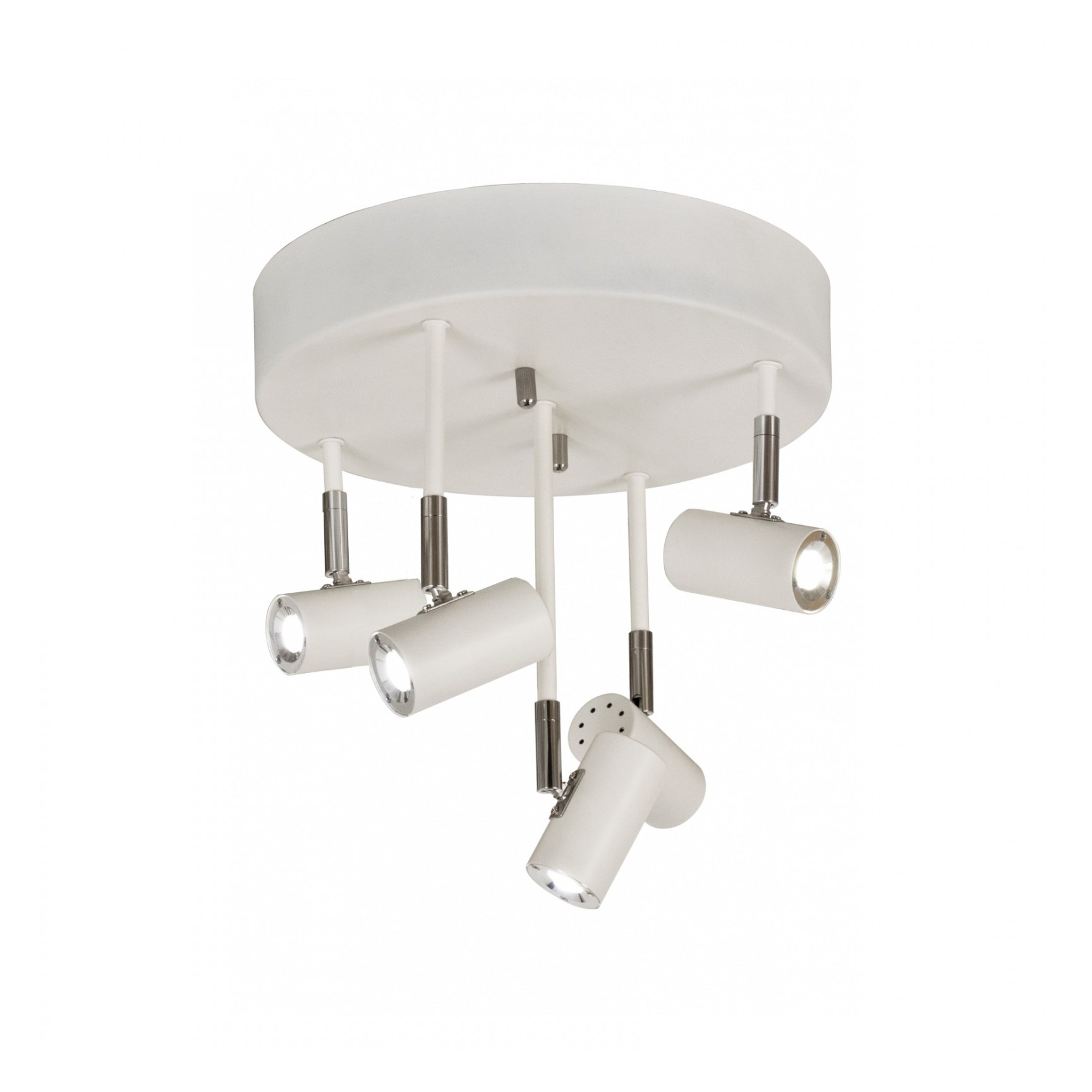 GUSTO PLAFOND 5-SPOT VIT/KROM