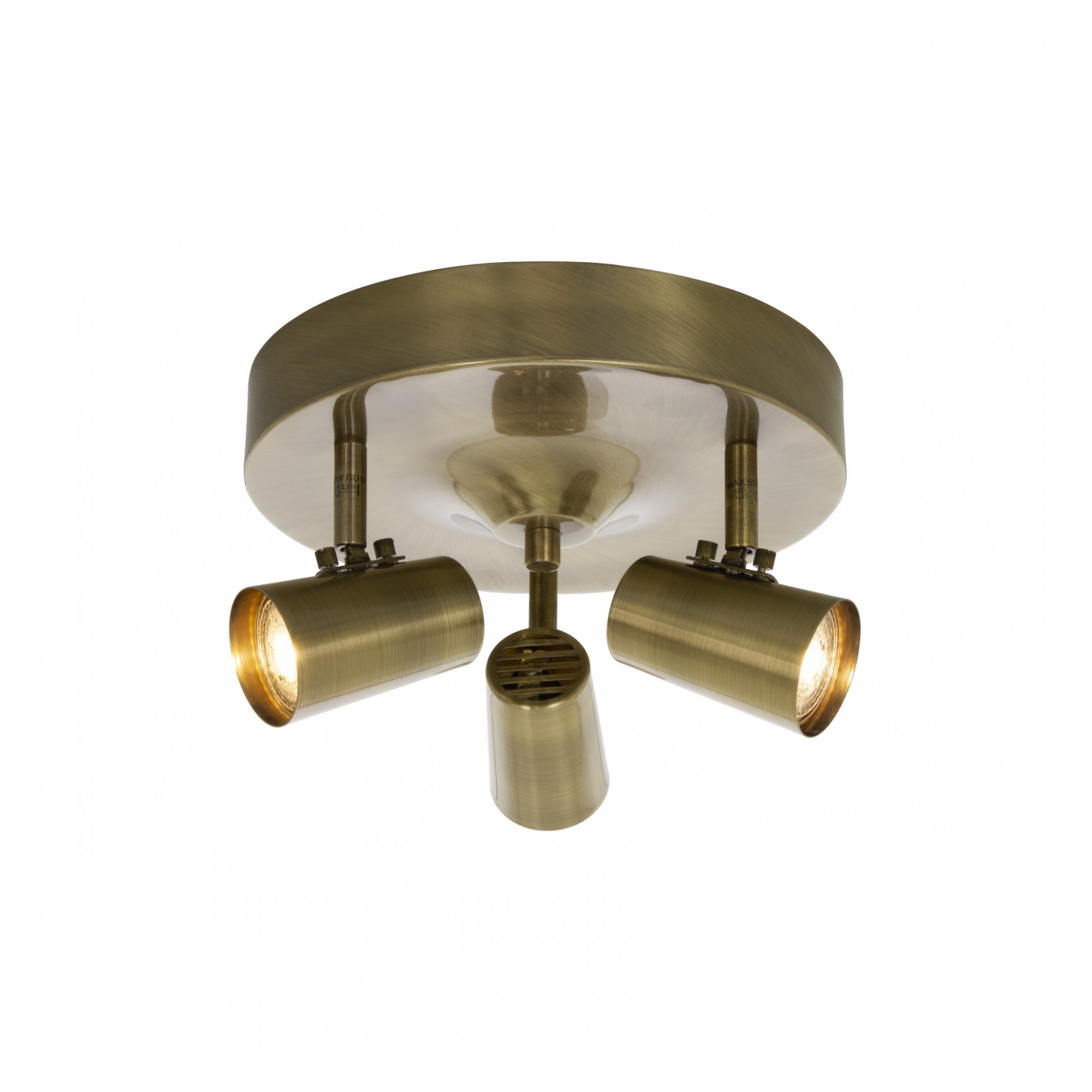 PILOT PLAFOND 3-SPOT ANTIK