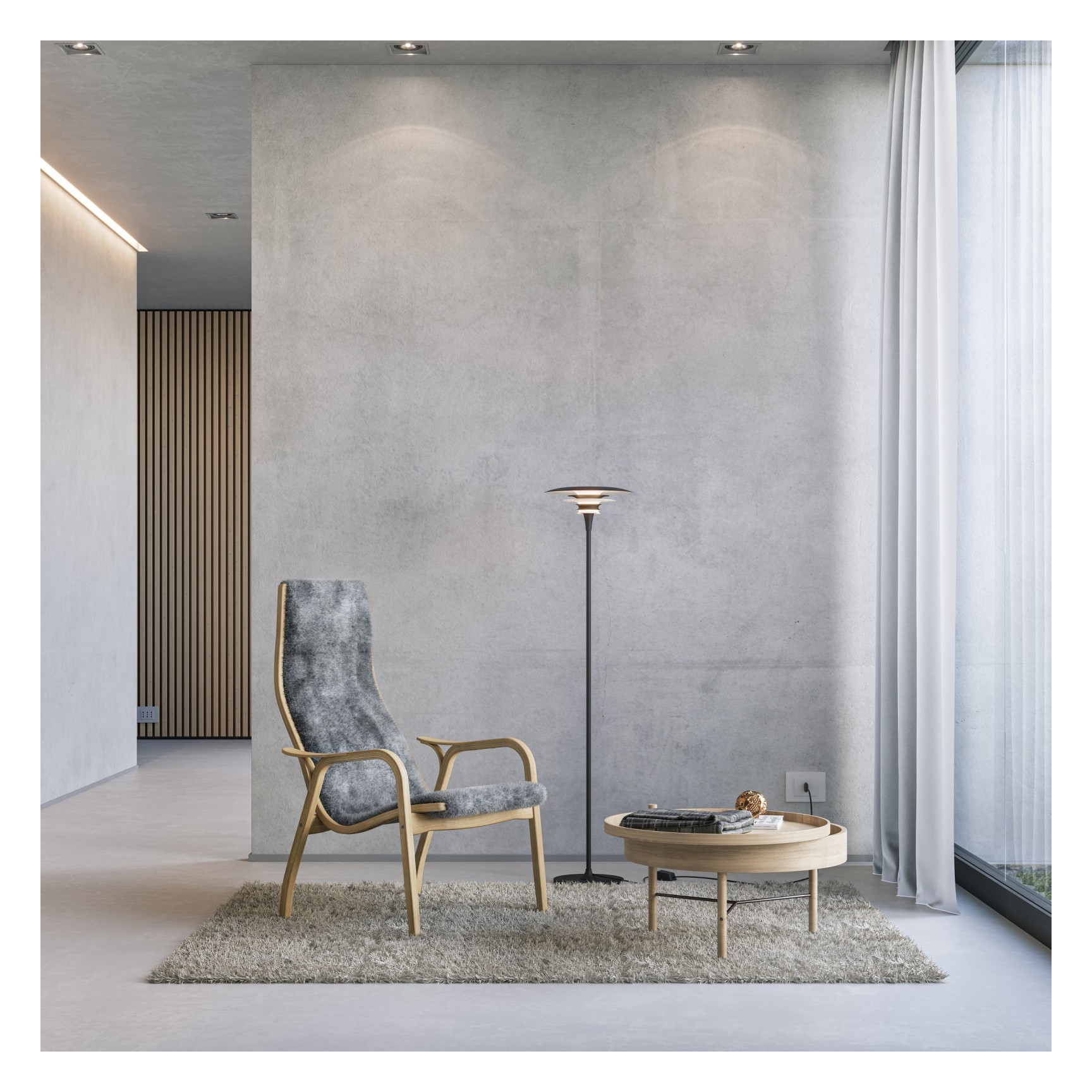 DIABLO GOLVLAMPA D300 BLACK