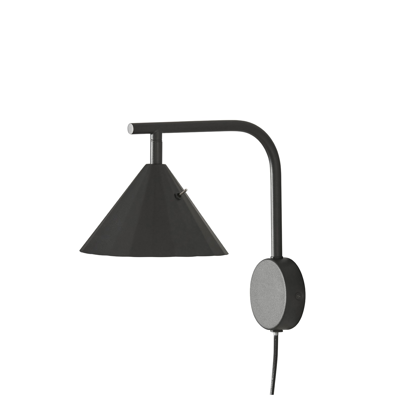 RAIN VÄGGLAMPA SVART