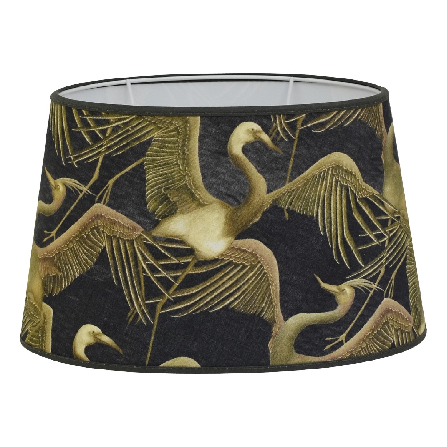 Art Deco Lampskärm Svart/guld
