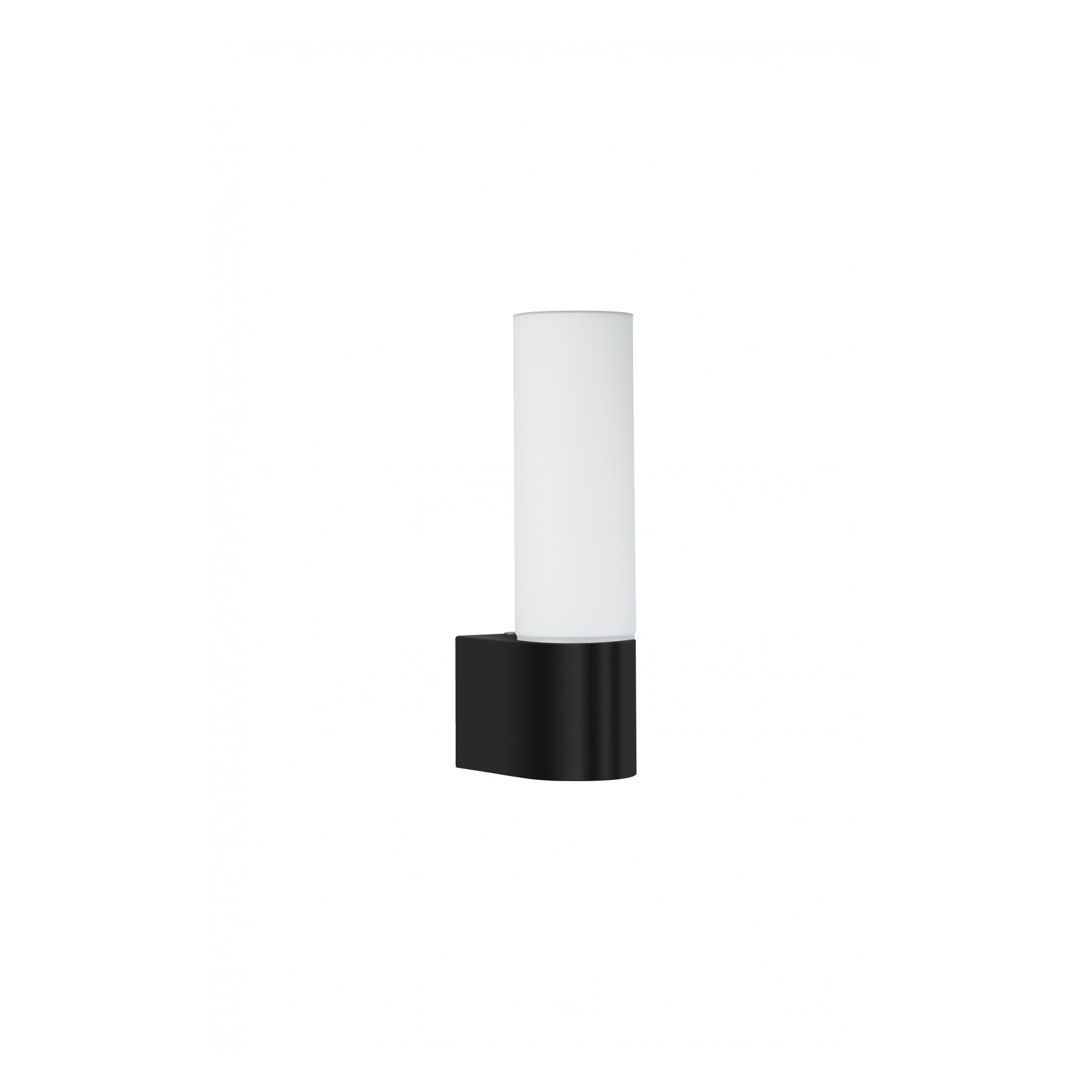 COSENZA IP44 SVART/OPAL VIT