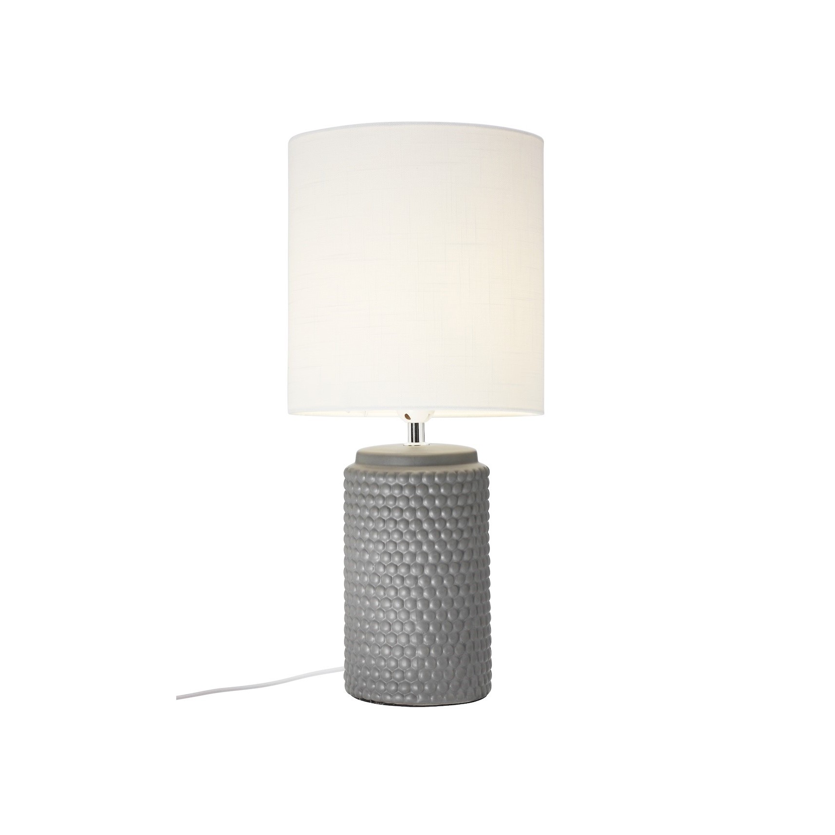 BUBBLE XL BORDSLAMPA GRÅ/VIT SKÄRM