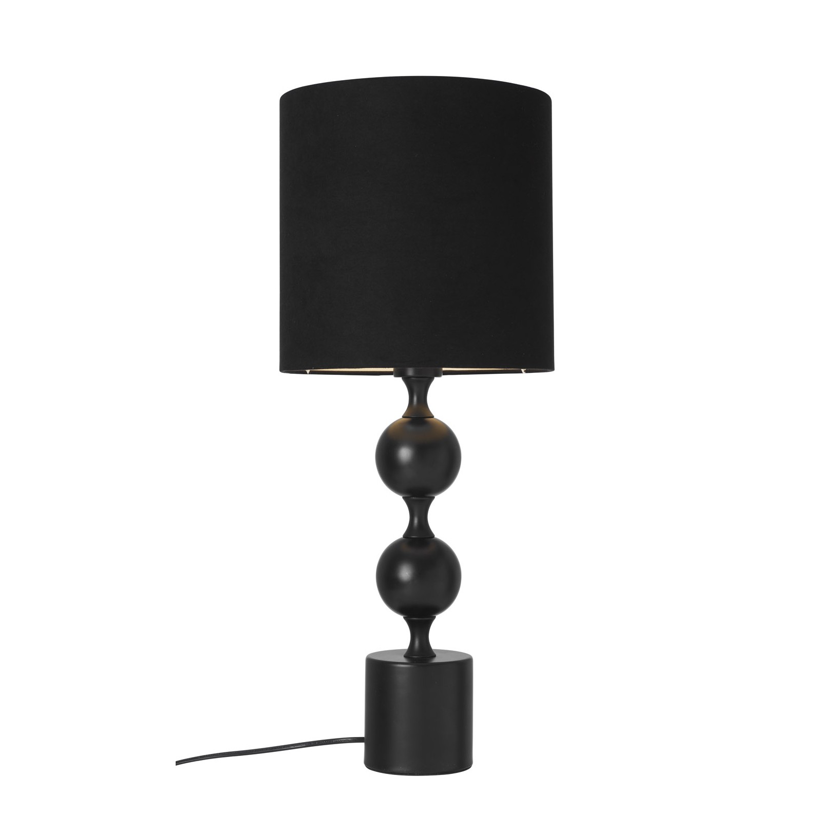 PRAKT BORDSLAMPA SVART/SVART SKÄRM