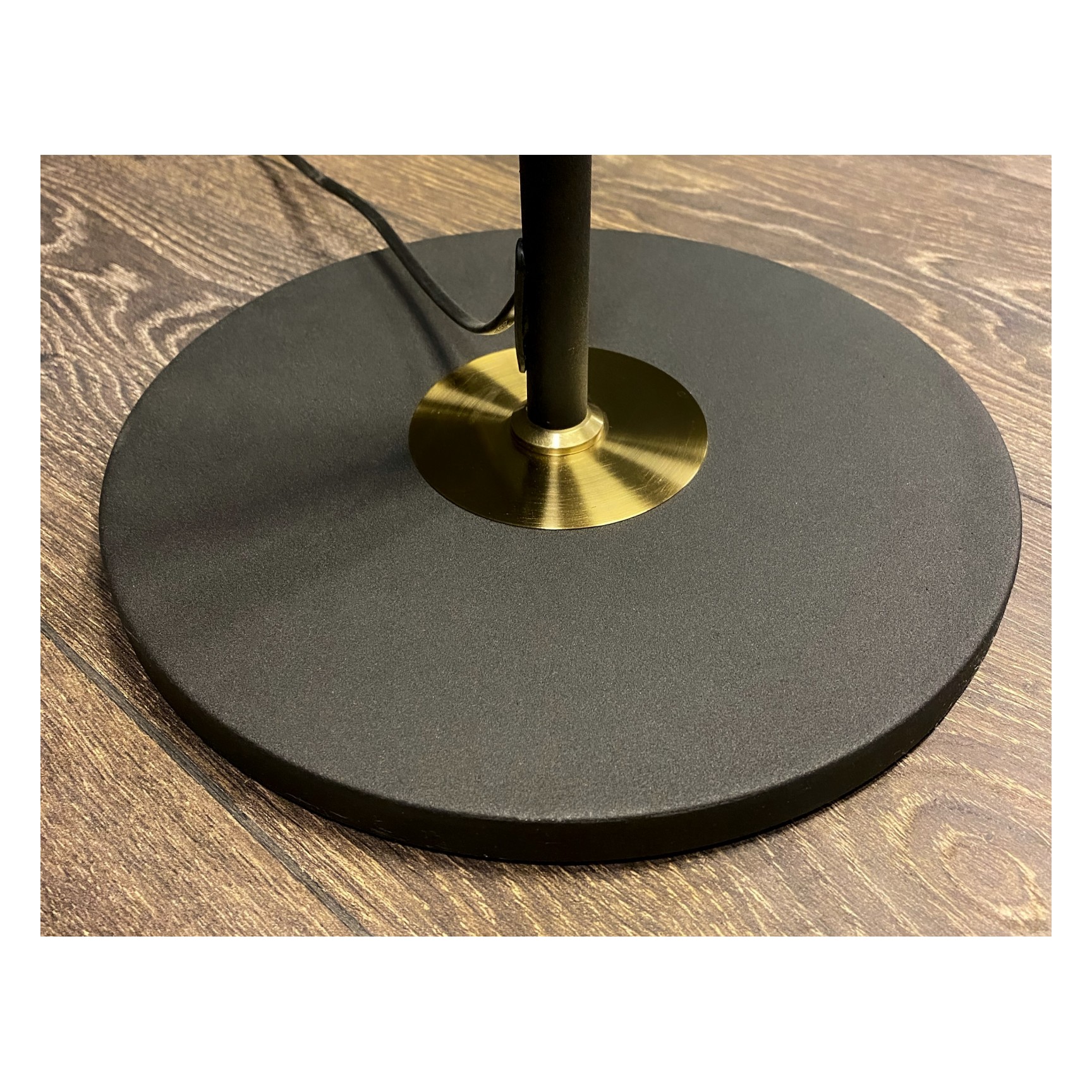 LJUSDAL Golvlampa 3-arm Svart/Matt mässing