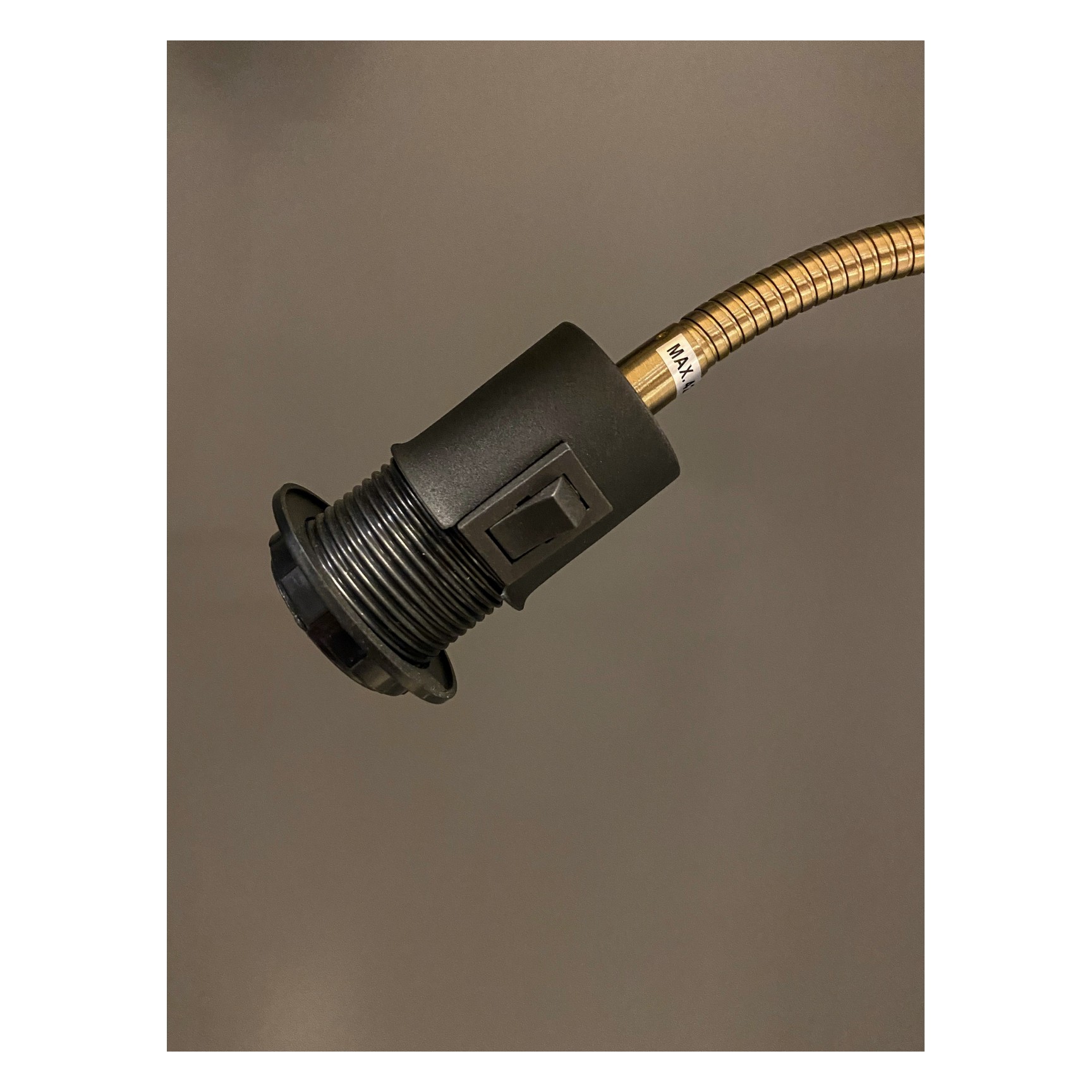 LJUSDAL Golvlampa 3-arm Svart/Matt mässing