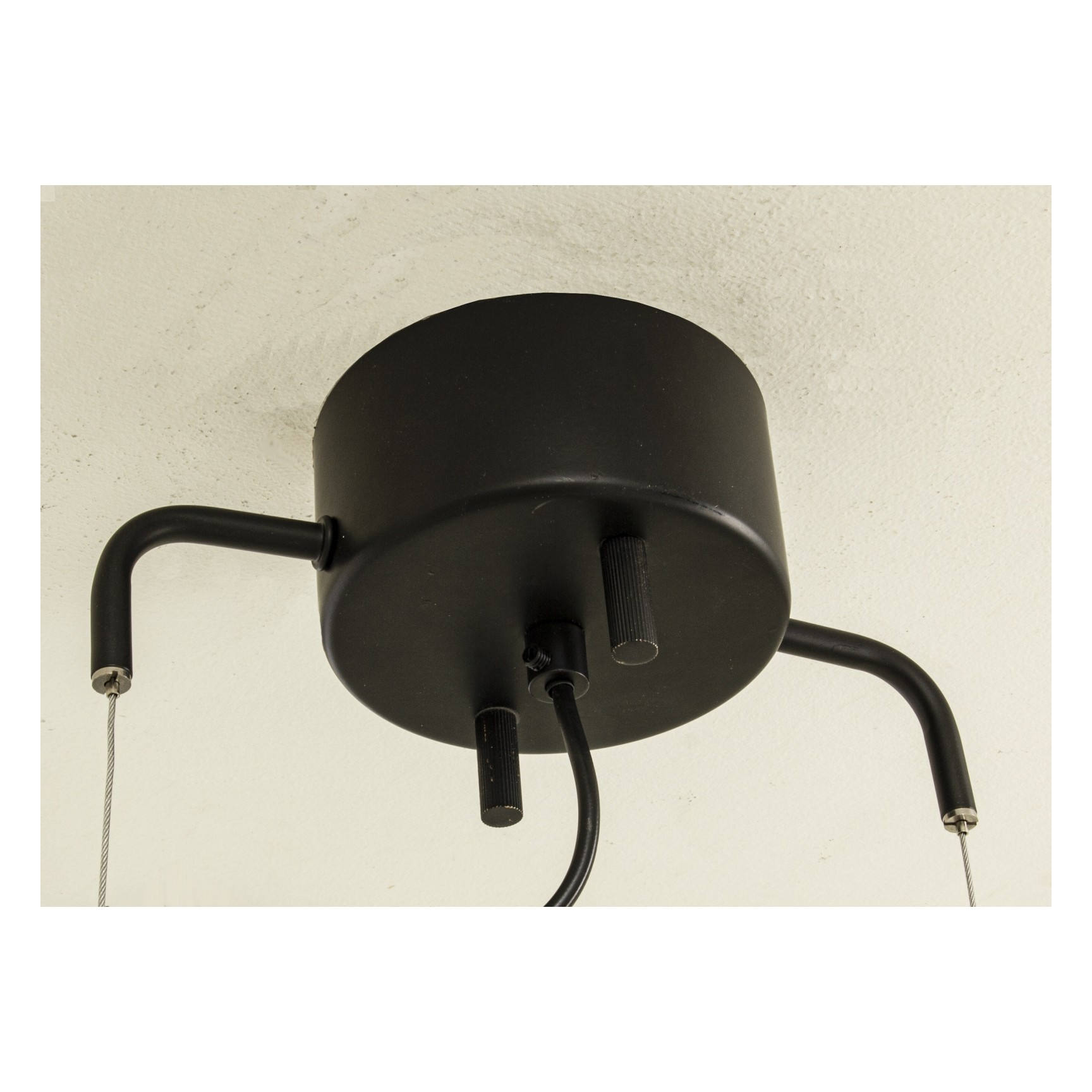 MOLEKYL Taklampa L58 Svart/Rökgrå