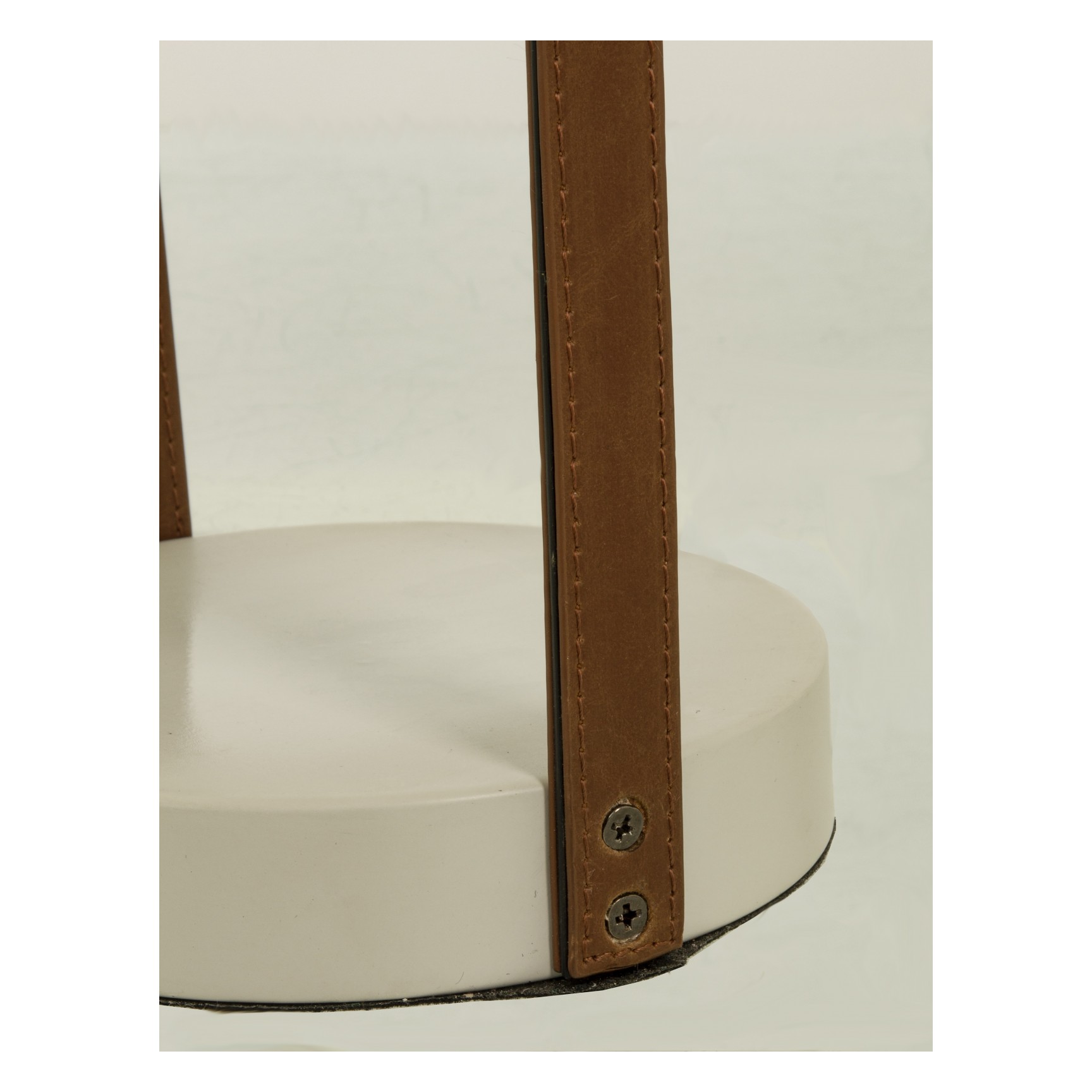 BOW Bordslampa Vit/Brun/Silver