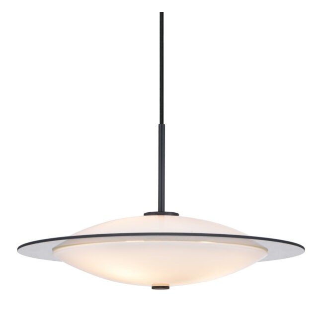 Orbit Pendel Ø40 Opal glas/Svart