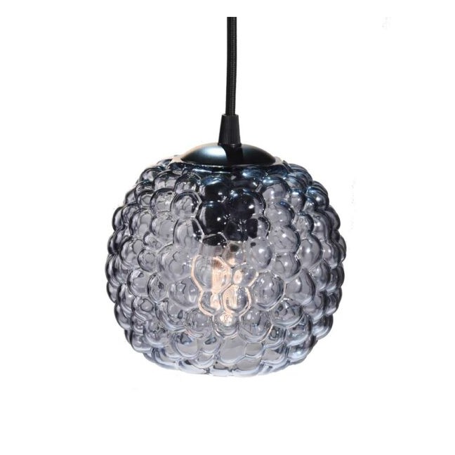 Grape Pendel Ø15 Rök glas