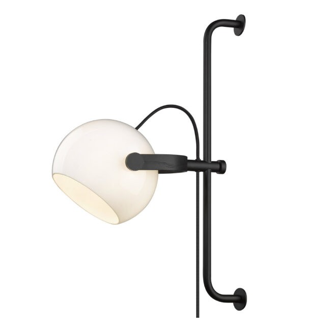 DC Opalic Long Vägglampa Ø18 Opal vit