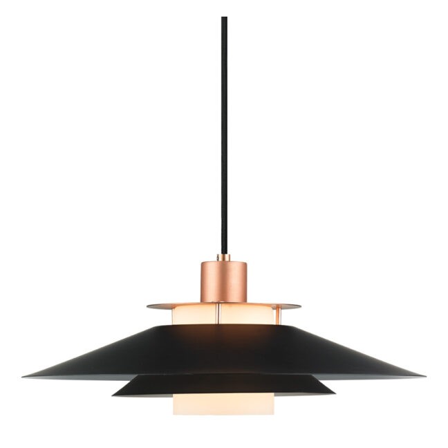 Rivoli Pendel Ø40 Svart/Koppar