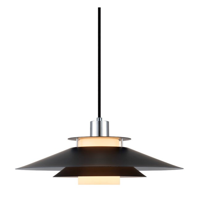 Rivoli Pendel Ø40 Svart/Krom