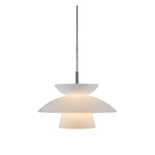 Dallas Midi Pendel Ø24 Opal glas