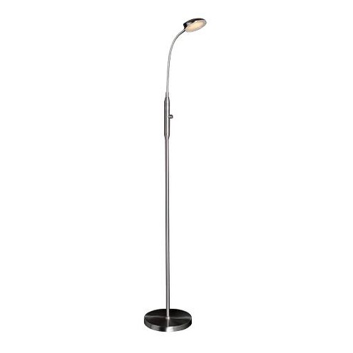 Vegas LED Golvlampa Ø10 Borstad stål
