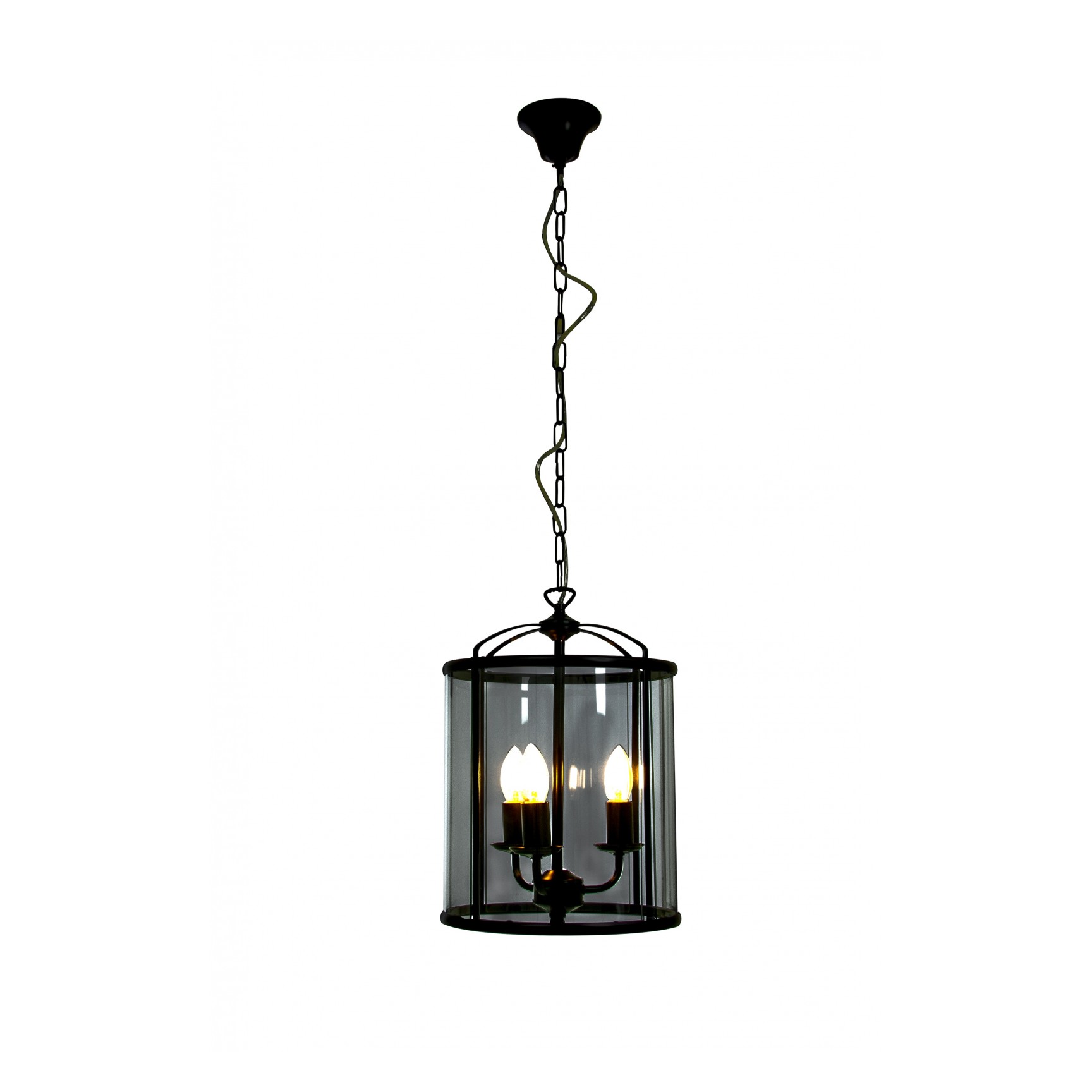 BUDGIE Taklampa D28 Svart/Rök