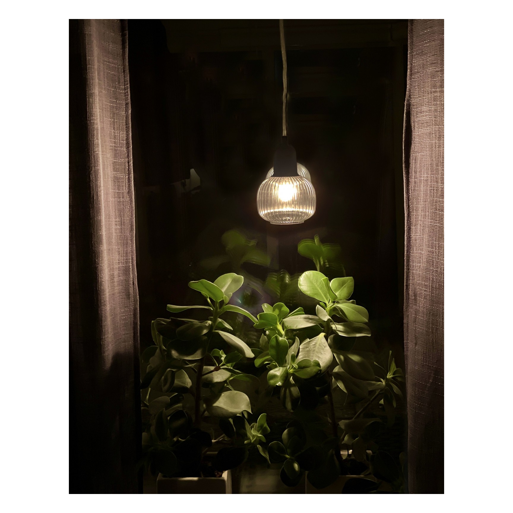 ELIN Fönsterlampa Svart