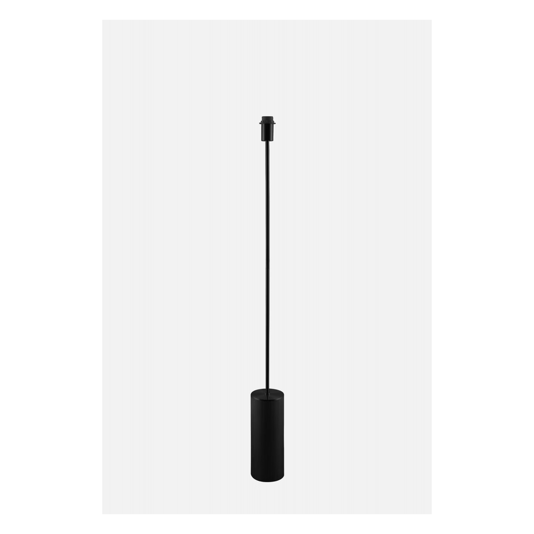 Rib Golvlampa Svart