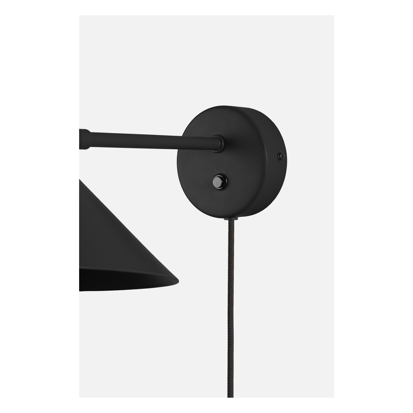 Cannes 20 Vägglampa Svart