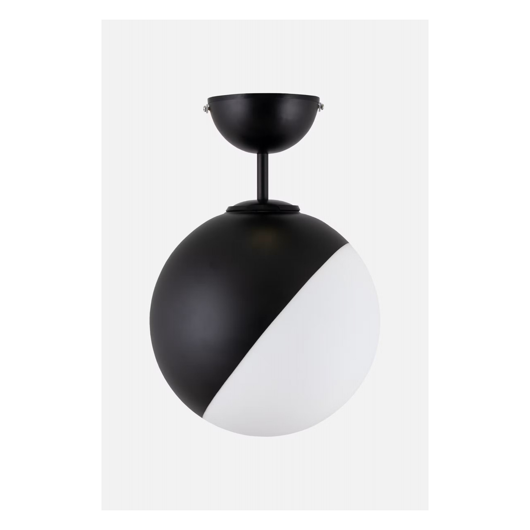 CONTUR 25 IP44 PLAFOND SVART/VIT