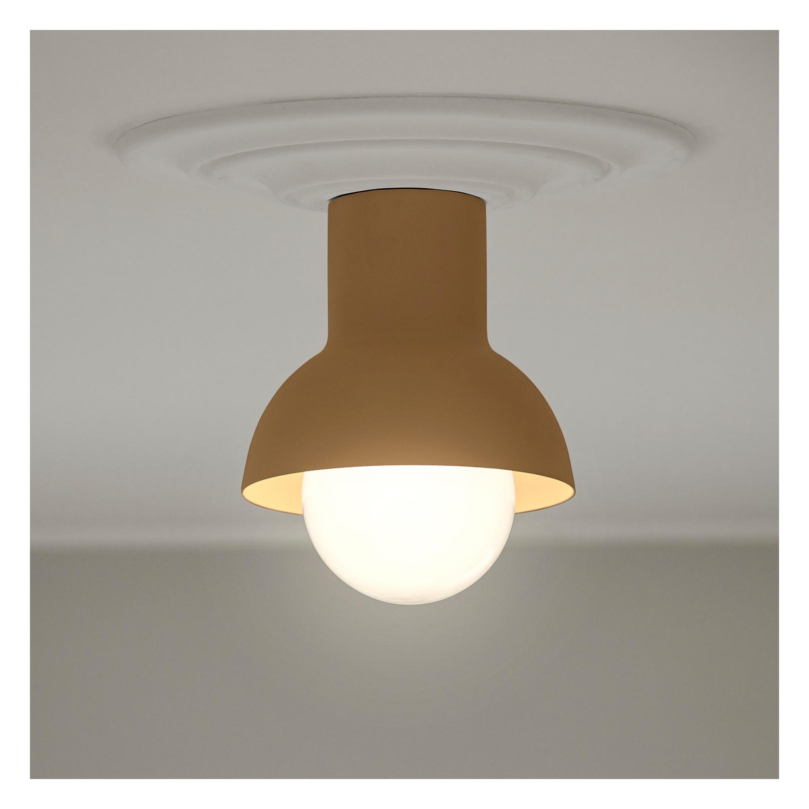 DOWN PLAFOND DARK MUSTARD