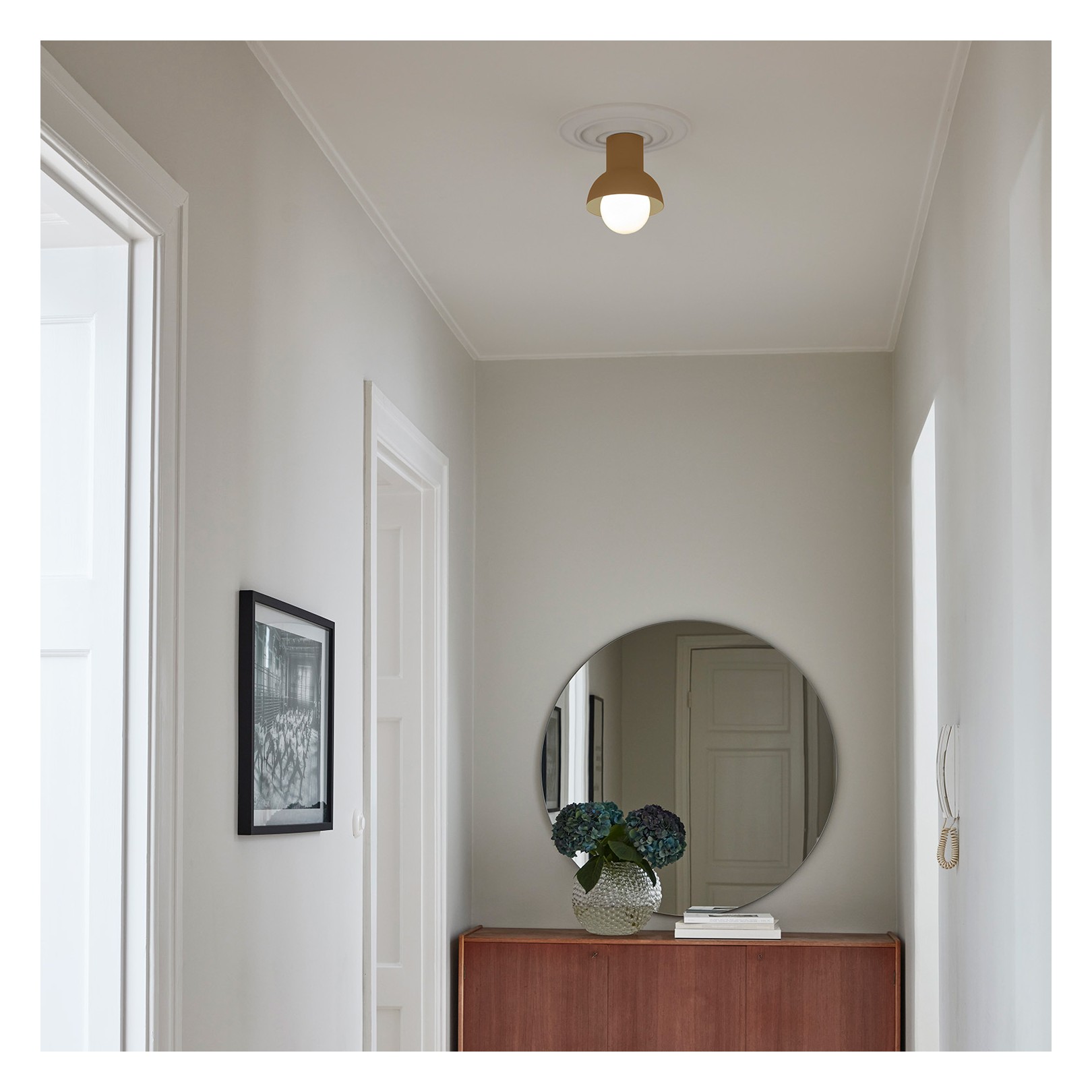 DOWN PLAFOND DARK MUSTARD