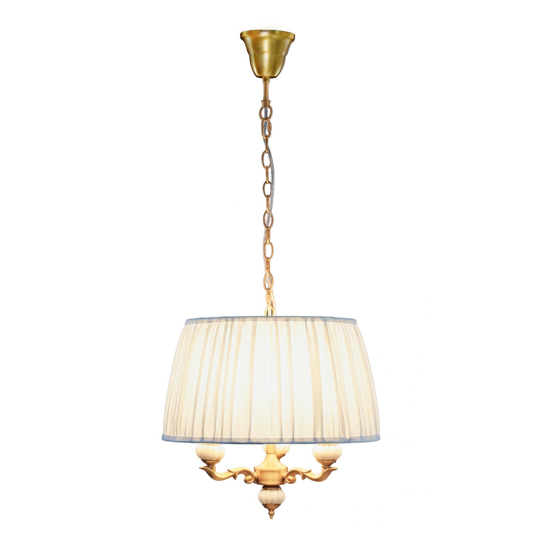 TOULOUSE Taklampa Guld/Naturvit