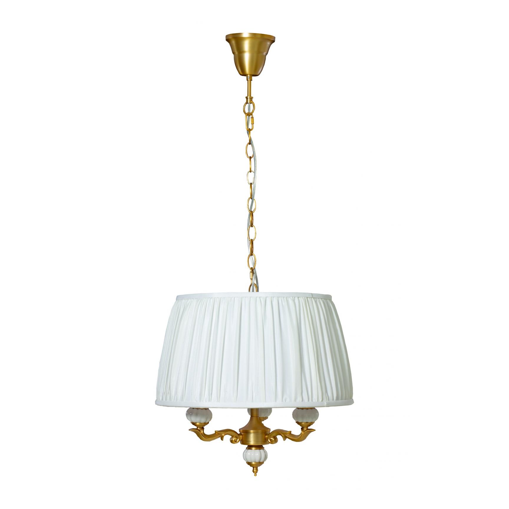 TOULOUSE Taklampa Guld/Naturvit