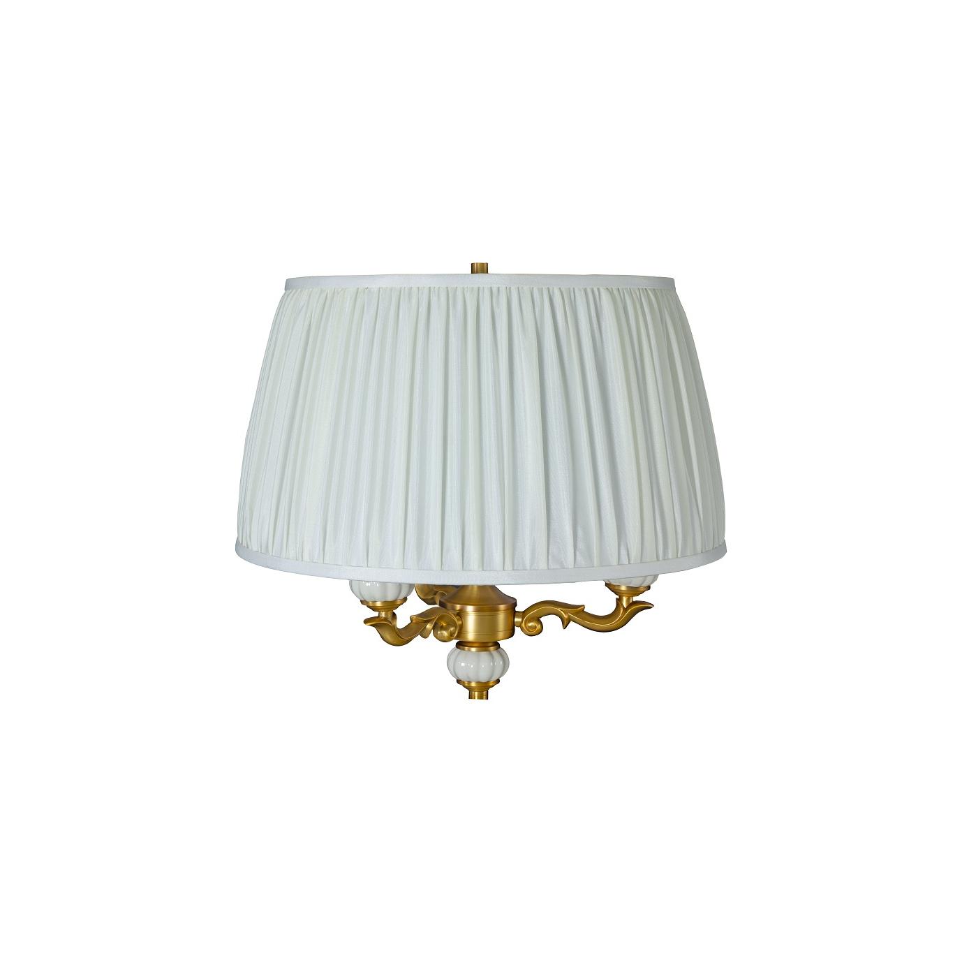TOULOUSE Golvlampa Guld/Naturvit