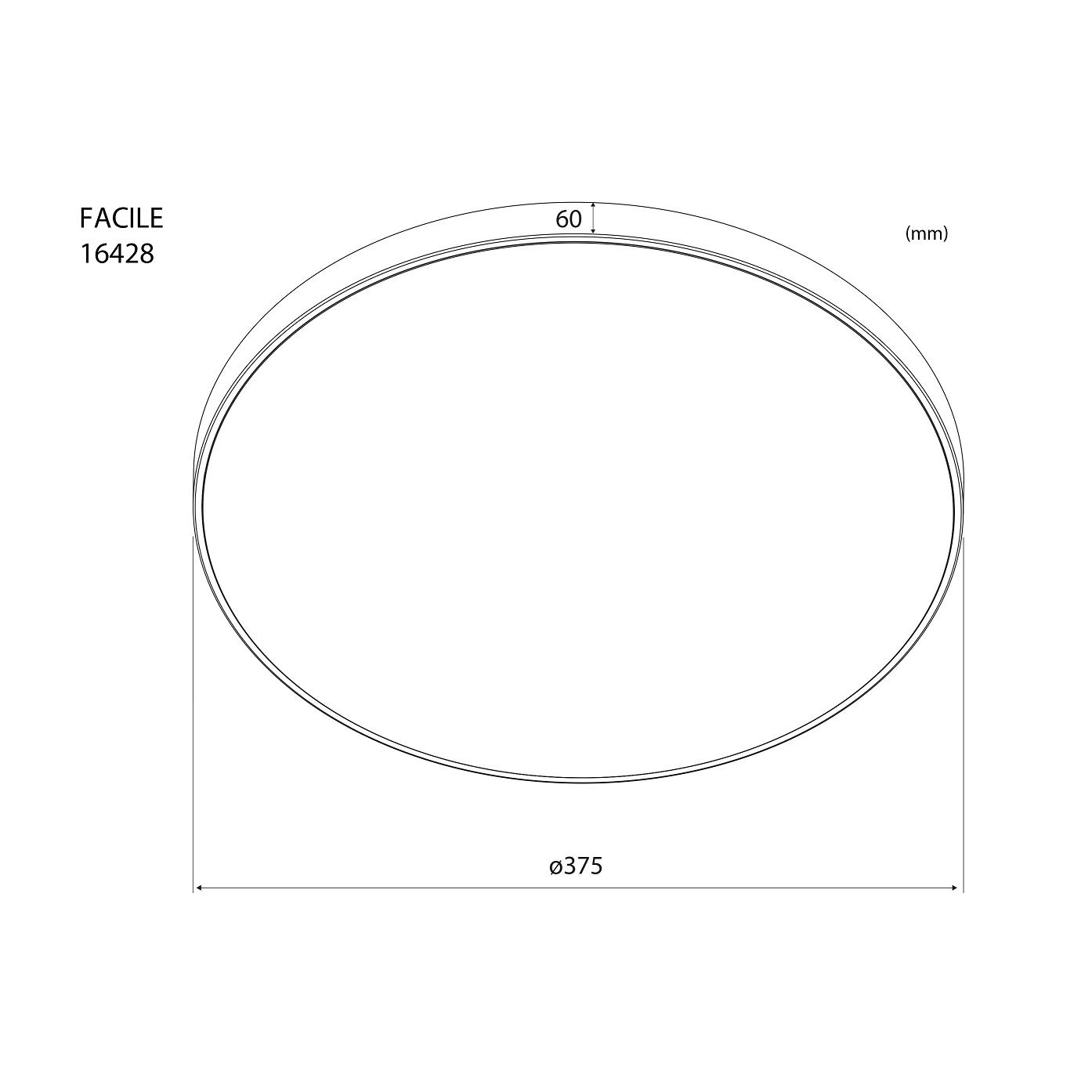 FACILE IP41 Plafond Vit
