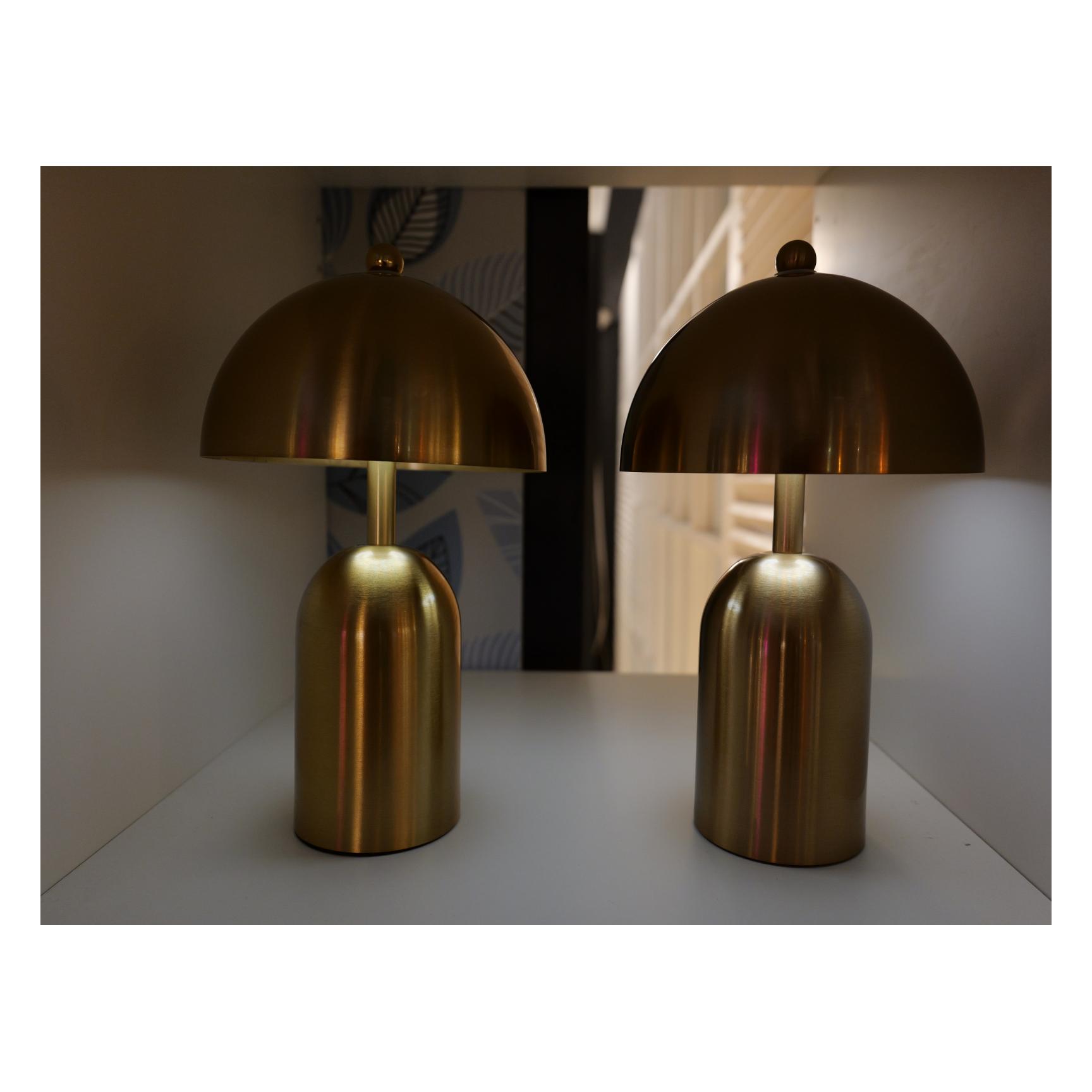 Bordslampa Guld Uppladdningsbar