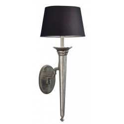 Lampett Alfrida Antik silverfinish/Svart Lampett Alfrida Antik silverfinish/Svart