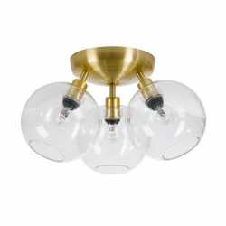 GLORIA PLAFOND D330 IP21 MÄSSING/KLAR GLAS GLORIA PLAFOND D330 IP21 MÄSSING/KLAR GLAS