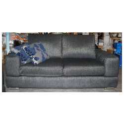 Mora 2-sits Tygsoffa Svart-silver Mora 2-sits Tygsoffa Svart-silver