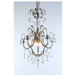 CHARLOTTE 5-arm Liten Antikmässing CHARLOTTE 5-arm Liten Antikmässing